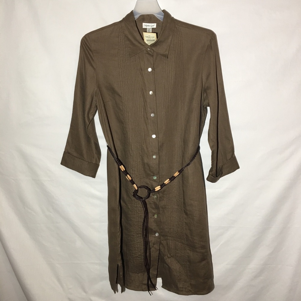 Coldwater Creek Safari Shirtdress